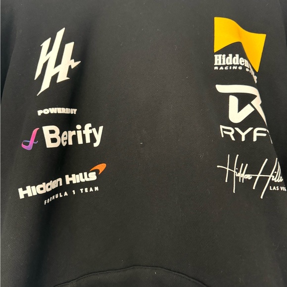 NWOT Men’s Black Hidden Hills Hoodie Size XL - Picture 3 of 7